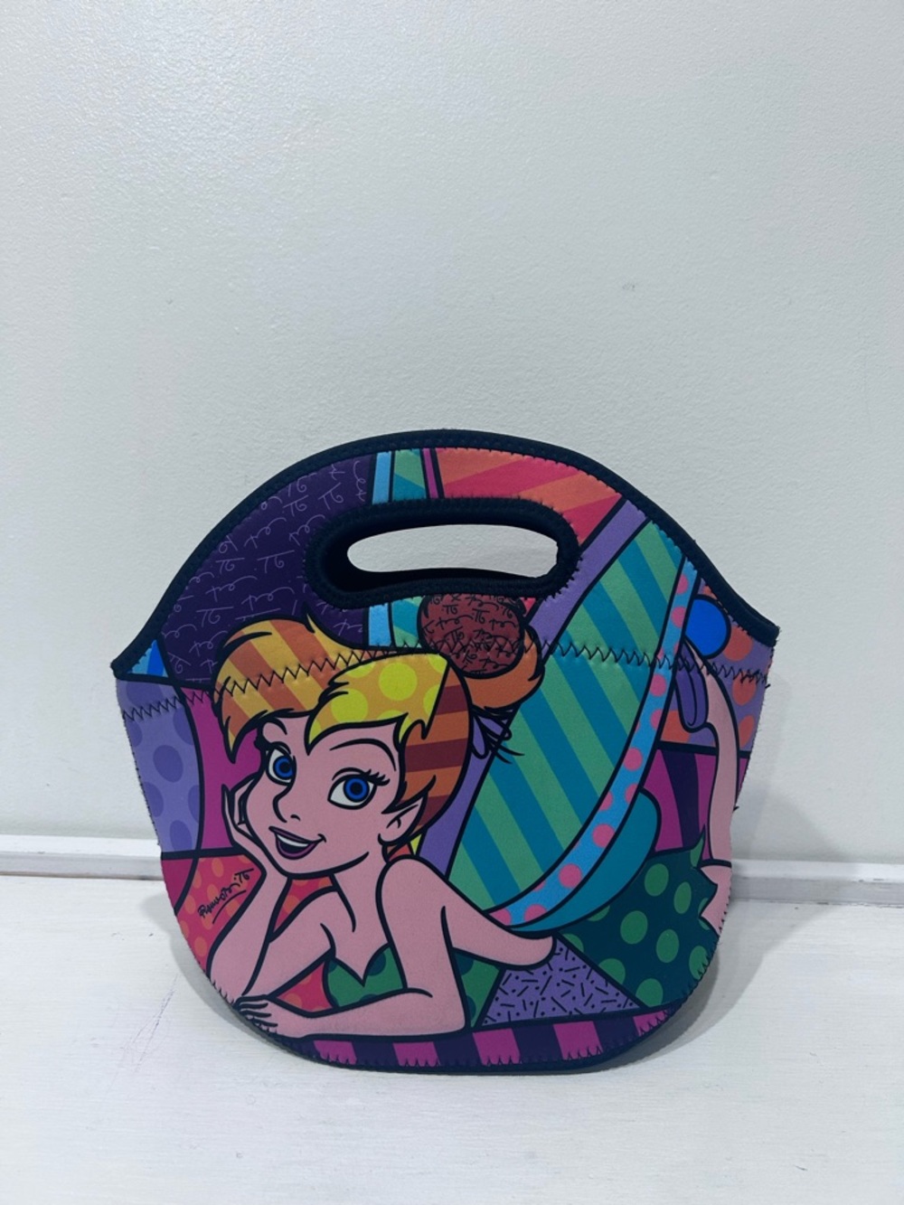 Disney by Britto Tinker Bell Neoprene Lunch‎ Tote Multicolor